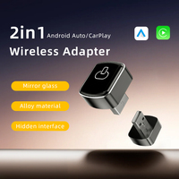 Dongle CarPlay sans fil 2 en 1 OEM, adaptateur Android Auto sans fil, boîte intelligente AI pour voiture avec CarPlay filaire