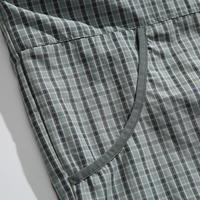 Veste de sport décontractée légère de haute qualité pour homme, à capuche, motif à carreaux, fermeture éclair, noir et vert