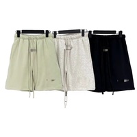 Shorts en coton de haute qualité avec cordon de serrage pour hommes, mode estivale en Europe et en Amérique, style décontracté et sportif