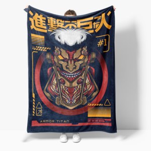 <span class=keywords><strong>Manta</strong></span> de Terciopelo con Estampado de Cómic 3D Personalizada, la Más Vendida, Perfecta como Regalo para Amigos con el Mismo Afición. Los Colores Son Vibrantes - Product Image 1