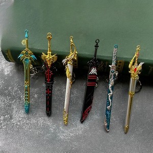 12cm Anime juego espada modelo llavero Zoro Fate Night Metal decoración llavero para bolsa accesorio - Product Image 1