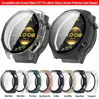 BEEFLYPOWER Coque de protection intégrale avec protection d'écran intégrée, cadre en PC classique, coque résistante aux chocs pour Huawei Watch GT7 Pro 46MM