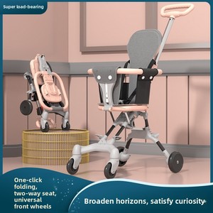 Cochecito de Bebé 3 en 1 Más Vendido, Plegable Fácilmente en 360 Grados, con 4 Ruedas, <span class=keywords><strong>para</strong></span> Niños de 6 <span class=keywords><strong>Meses</strong></span> a 3 Años, Sistema de Viaje - Product Image 3