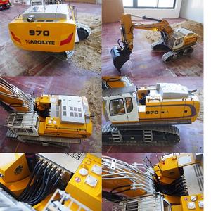 <span class=keywords><strong>Huina</strong></span> Kabolite <span class=keywords><strong>K970</strong></span> 1/10 36 Canaux Entièrement Métallique Sans Balais Camion Hydraulique d'Ingénierie Grue à Chenilles <span class=keywords><strong>RC</strong></span> Excavatrice Modèle de Collection Jouet - Product Image 5