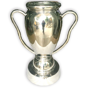 Trofeo de Fútbol de 1 Color, Pulido, Estilo Deportivo, Copa del Mundo de Fútbol, Escultura Personalizada, Plateada, Antioxidante, de Acero Inoxidable - Product Image 3