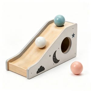Juguete Educativo de Madera Montessori Personalizable de Fábrica, Fabricante Vietnamita, Caja de Permanencia del Objeto, Juego de Bolas de Madera para Bebés - Product Image 4