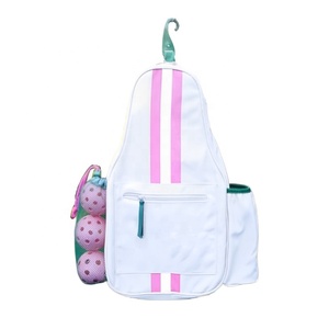กระเป๋าใส่ไม้ปิงปอง 2 in 1 แบบสะพายข้าง/สะพายหลัง สำหรับผู้หญิง ใส่ไม้ปิงปอง เทนนิส แพเดิล  พร้อมโลโก้สั่งทำได้ - Product Image 1
