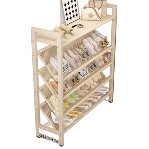 Zapatero de varias capas, 4 niveles, ahorra espacio, para dormitorio, baño, sala de estar - Product Image 5