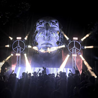 Publicité gonflable nouvellement conçue de tête d'IA de 6 mètres de haut pour des événements ou des festivals de musique