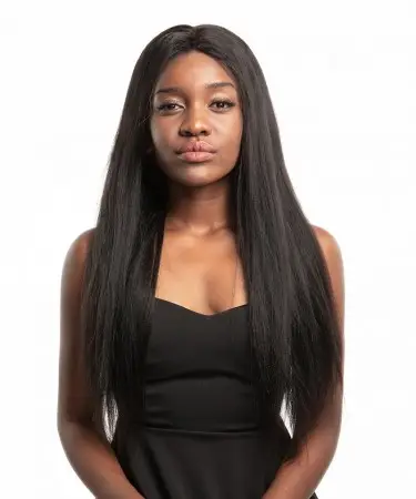 Remy insan saçı vurgulamak için örgülü peruk 13X6 HD sırma ön peruk siyah bakire brezilyalı toptan Yaki düz kadınlar uzun
