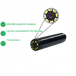 Vente d'usine à chaud Module d'endoscope industriel CVBS 7,0 mm 450 000 pixels Caméra analogique HD étanche Modules de caméra de réparation automobile - Product Image 3