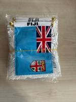 Drapeau de Polynésie française personnalisé pour l'impression numérique de fanion en plastique polyester de vitres de voiture