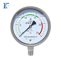 Manomètre à tube Bourdon YTN-150F 150 mm (6 po) entièrement en acier inoxydable, raccord inférieur, plage 0-600 bars, garantie 1 an pour gaz/liquide