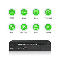 1000 canales WiFi gratis video en línea 2K canales de TV de Indonesia Hogar Digital Megogo SINTONIZADOR DE TV USB STB DVB T2 receptor