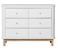 Commode classique en bois, commode vintage pour chambre à coucher avec tiroirs
