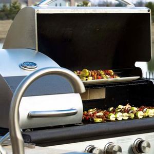 Thermomètre à cadran en acier inoxydable 50-550°C pour barbecue, fumoir, grill et four domestique - Product Image 2