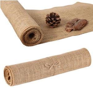 Camino de Mesa de Yute de 12 Pulgadas, Camino de Mesa Rústico de Yute Natural Color Caqui, Decoración para Bodas, Fiestas, Cocina, Comedor, Navidad - Product Image 5