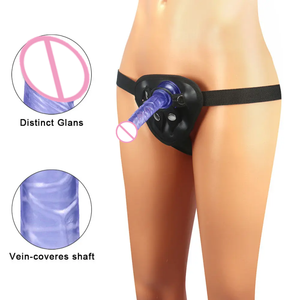 Hete draagbare verstelbare siliconen <span class=keywords><strong>dildo</strong></span> met riempjes voor anale penetratie - Product Image 2