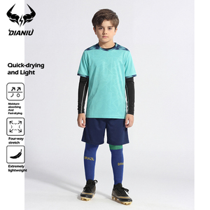 Loopshirt voor voetbalteams, 100% polyester, sneldrogend, ademend, sportkleding, training, op maat gemaakt logo en tekstprint - Product Image 6