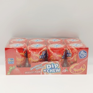 Bâtonnets de bonbons gélifiés personnalisés avec une confiture acidulée intense, délicieux bonbons gélifiés aux fruits trempés à la pastèque, coupes de bonbons gélifiés acidulés pour partage festif - Product Image 6