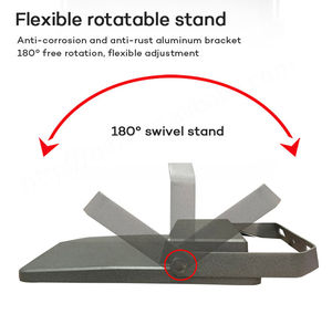 Qili marque jardin IP65 extérieur étanche 100W-400W boîtier en aluminium solaire projecteur LED 120 Angle de faisceau 6500K couleur - Product Image 6
