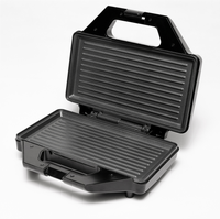 Machine à sandwichs et gaufres électrique multifonction automatique XL 1000W en acier inoxydable pour usage domestique – Vente en gros usine