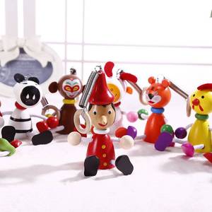 <span class=keywords><strong>Portachiavi</strong></span> Personalizzato con Bambola di Pinocchio <span class=keywords><strong>in</strong></span> <span class=keywords><strong>Legno</strong></span>, Simpatico Artigianato Italiano - Product Image 2