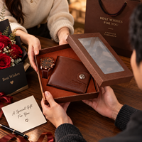 Coffret cadeau pour homme, montre, portefeuille, coffret cadeau de luxe pour lui, anniversaire, fête des pères, anniversaire de mariage, Noël, Saint-Valentin, cadeaux d'affaires pour homme