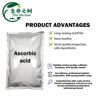 Acide Ascorbique Premium Qualité Alimentaire, Conservateur, Fortifiant Nutritionnel, Antioxydant Naturel pour Applications en Boulangerie et Viande, Life Tree