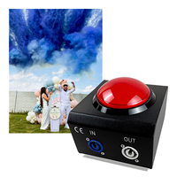 Máquina de Efectos Especiales para Revelación de Género, Portátil, con un Solo Clic, Botón Rojo, Cañón de CO2, Máquina de Confeti con Control Remoto