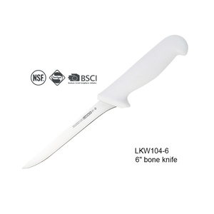 Cuchillo de Hueso Comercial de Acero Inoxidable de 6 Pulgadas, Recto y Estrecho - Product Image 1