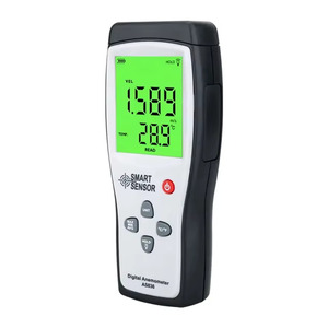 INTELIGENTA SENSILO AS836 เครื่องวัดความเร็วลมแบบดิจิตอลขนาดพกพา 0-40 เมตร/วินาที ความเร็วลม 0-45 ระดับ ช่วงอุณหภูมิ - Product Image 2