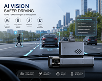 Kamera Dasbor AI Manajemen Armada T18P Dilengkapi 4G GPS ADAS DMS Pemantauan Real-Time Peringatan Tabrakan dan Kecepatan