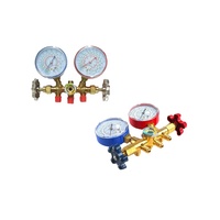 Ensemble de manomètres pour climatisation TAOJUN HVAC, vannes en laiton, tuyaux de charge, nouvelles pièces d'échange de chaleur pour la réfrigération, utilisation électrique, 3 ans