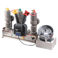 Sectionnaliseur de défaut sous vide extérieur triphasé ZW32-12F 50/60Hz 20/25kA 12kV, relais de réenclenchement automatique intelligent monté sur poteau