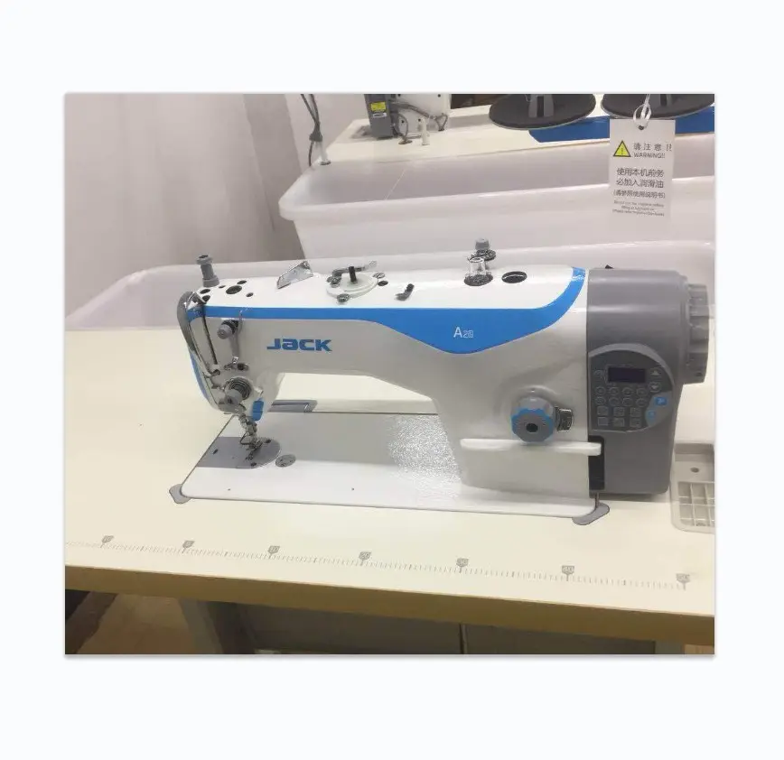 Tweedehands Jack A2 Rechte Naaimachine Met Automatische Draad Trimmer Industriële Lockstitch Naaimachine