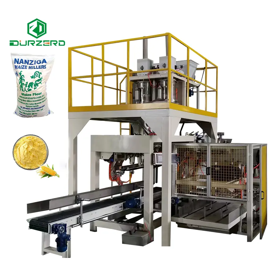 High Speed Atta Packing Machine Automatic 50 kg Atta Packing Machine Maize Flour Packaging Machine