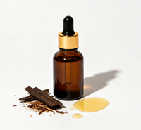 Huile d'agarwood, extrait d'herbes liquide en bouteille, emballage en plastique et en fût