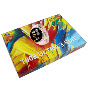 Montre connectée <span class=keywords><strong>T900</strong></span> 2026 pour hommes, nouvelle montre connectée avec écran tactile HD, mesure de la fréquence cardiaque, ensemble de montres connectées <span class=keywords><strong>7</strong></span> en 1 - Product Image 3