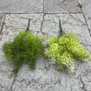 Nouveau bouquet de feuillage artificiel : fenouil, herbe de riz, <span class=keywords><strong>mimosa</strong></span> pour arrangements floraux, décoration de mariage et de fête - Product Image 4