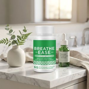 Integratore per il Supporto Polmonare con <span class=keywords><strong>Quercetina</strong></span> e Foglie di Ortica, 60 Capsule Vegetali, Salute Respiratoria Totale, Facilita la Respirazione, Fabbrica OEM ODM - Product Image 3