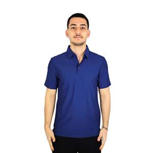 Men's <b>Polo</b> <b>Shirt</b> <b>Blue</b> Short Sleeve Classic Fit Casual Wear - Product Image 1