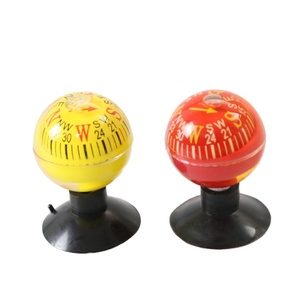 Mini boussole à ventouse, boussole à bille en plastique écologique de 28 mm pour voiture - Product Image 4