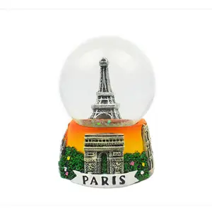 Lembrança do Turista Lembranças Artificiais Resina Snow Globe Novo Design de Alta Qualidade Custom Made para Valentine Gift 1000pcs Worldwide