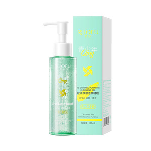 Gel nettoyant purifiant anti-graisse Ruofu 120ml pour peaux grasses et sujettes à l'acné - Product Image 2