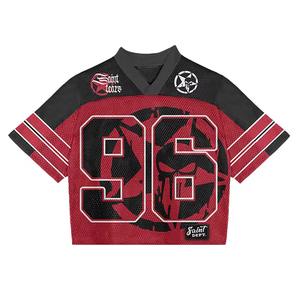 Grosir pakaian olahraga wanita muda Sublim kustom poliester tim longgar terbaru dengan konstruksi jaring - Product Image 4