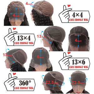 วิกผมลูกไม้แบบ T Lace ขนาด 4x4 รุ่น Bob Curly สี P430 ราคาประหยัด ทำจากผมแท้ 100% - Product Image 4