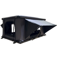 Carpa de Techo Rígida Cuadrada ABS para SUV 4x4, Fácil de Instalar, Impermeable, Tipo Concha, con Escalera
