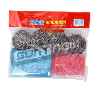 친환경 가정용 청소 공 금속 수세미 0.13mm <span class=keywords><strong>SS</strong></span> 410 <span class=keywords><strong>430</strong></span> 스테인레스 스틸 와이어 수세미 - Product Image 3