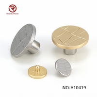 Boutons de couture ajustables en laiton personnalisés en métal pour la fabrication de vestes en jeans